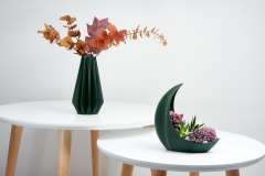 Ornament Crescent Moon romantic planter