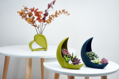 Decor Crescent Moon romantic Indoor planter