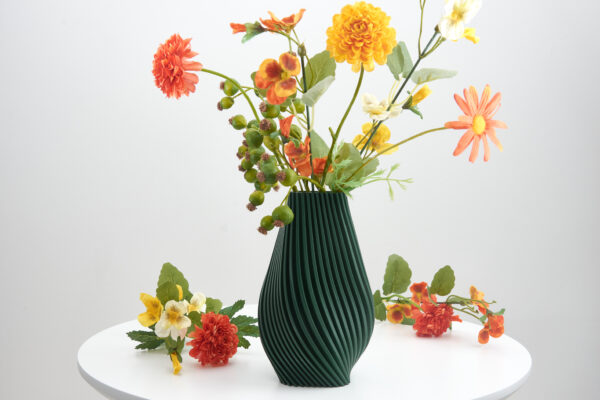 Trendy decorative vase Unique shelf ornament Perfect for dried and artificial flower arrangement Original home decor Gift for flower lovers