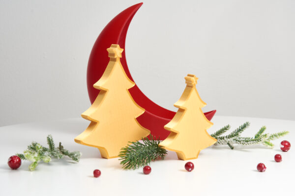 3D Decorative Christmas Trees for Winter Holidays...